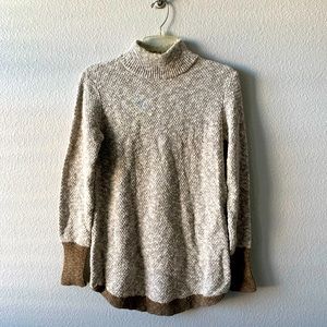 LL Bean Signature Mock Turtleneck Knit Sweater